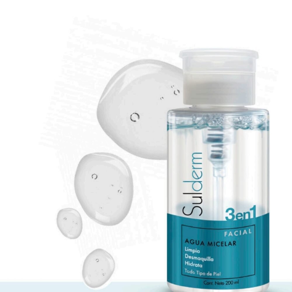 Agua Micelar 3 en 1. Sulderm