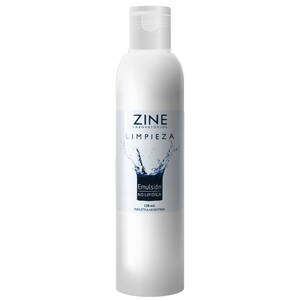Emulsión de limpieza no lipídica. Zine