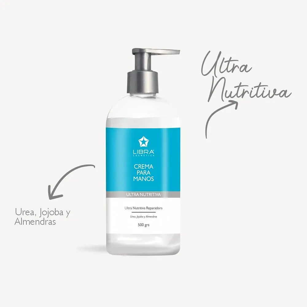 Crema Ultranutritiva para Manos. Libra