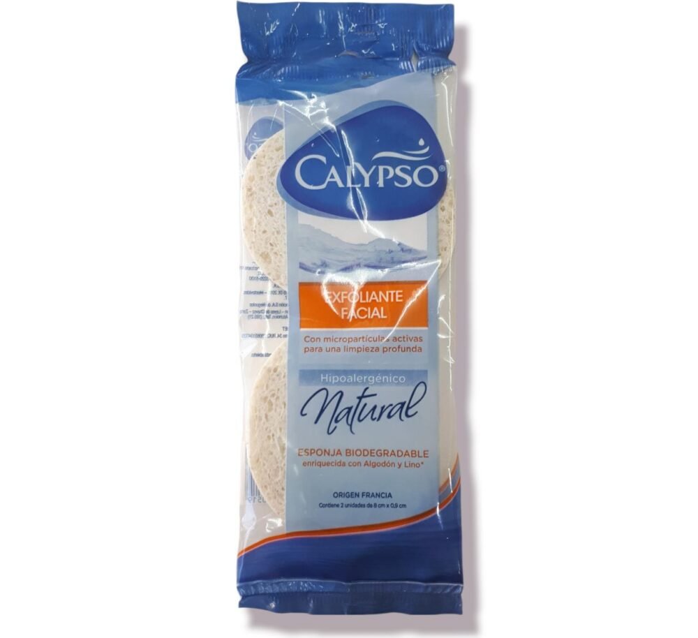Esponja Exfoliante Facial. Calypso