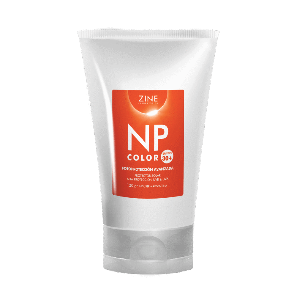 Protector Solar NP Sun Block con Color FPS 30+. Zine
