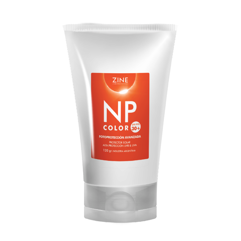 Protector Solar NP Sun Block con Color FPS 30+. Zine