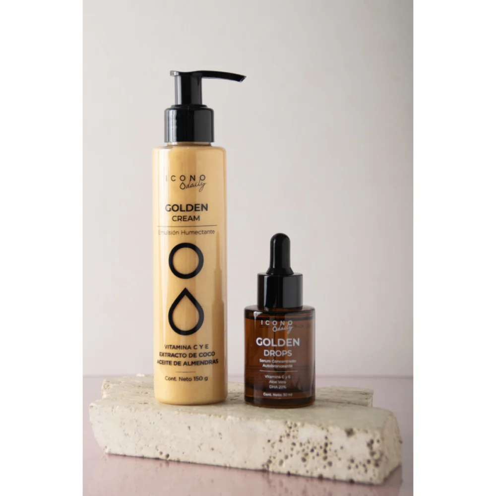 DUO Golden Serum + Golden Cream. Icono