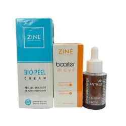 Bio Peel + Booster Vitamina C y E + Booster Ah Antiage. Zine