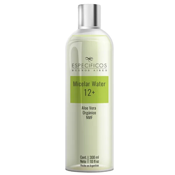 Agua Micelar 12+ con Aloe Vera Orgánico + NMF Purificante. Específicos Buenos Aires