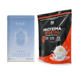 Colageno Fine Peak + Proteina Vegetal Alta Pureza