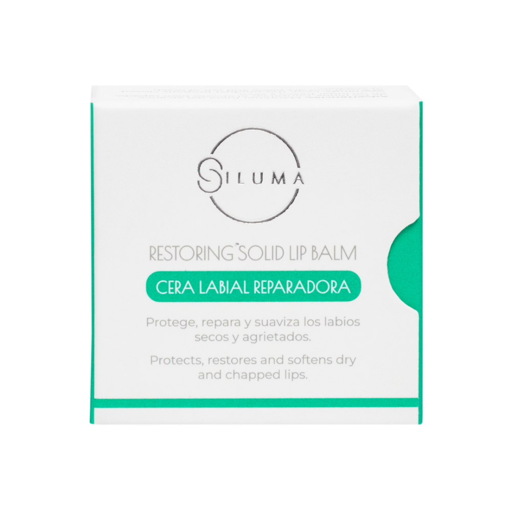 Cera labial reparadora. Siluma