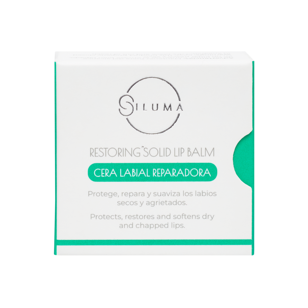 Cera labial reparadora. Siluma