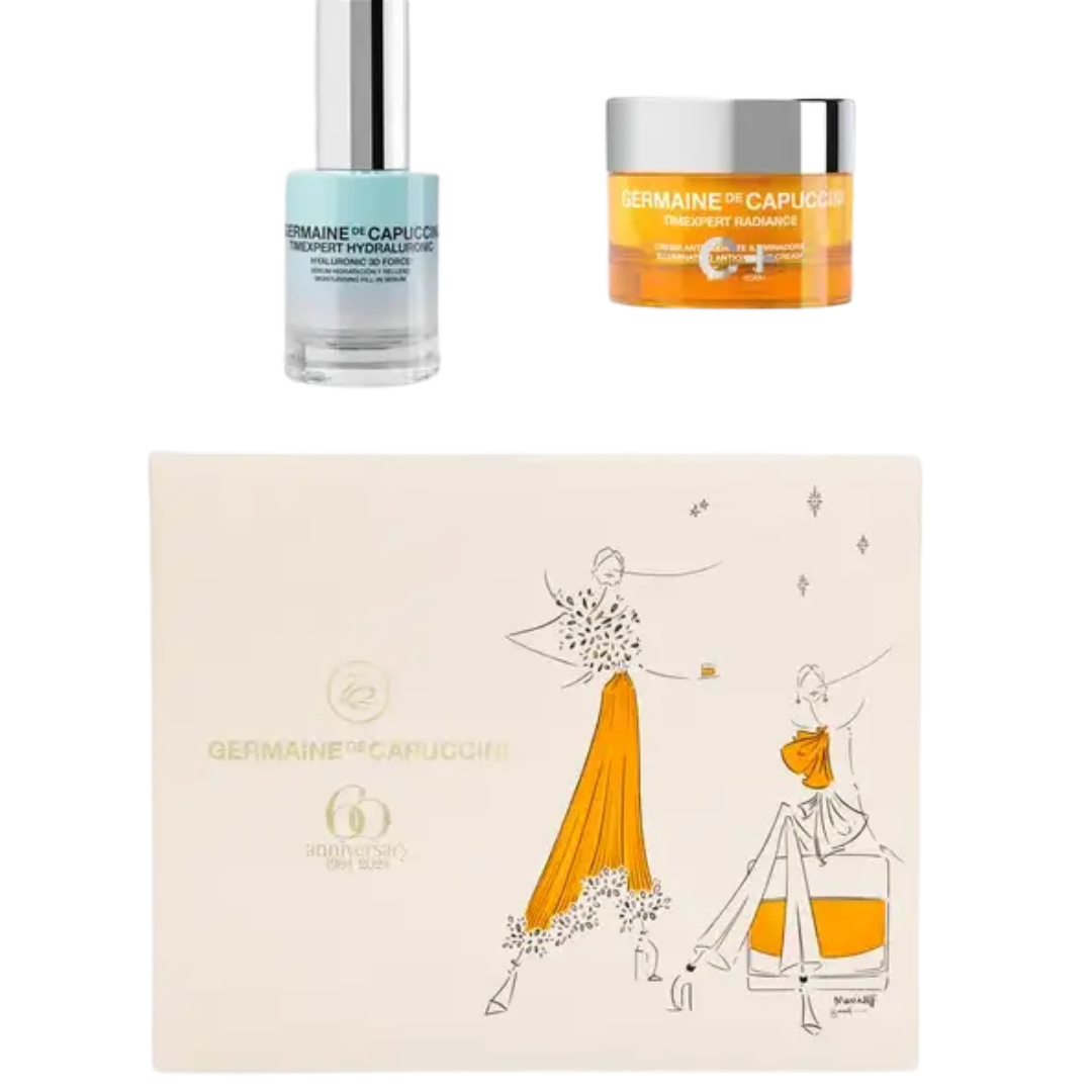 Crema antioxidante iluminadora radiance c+ serum hydraluronic 3d force. germaine de capuccini
