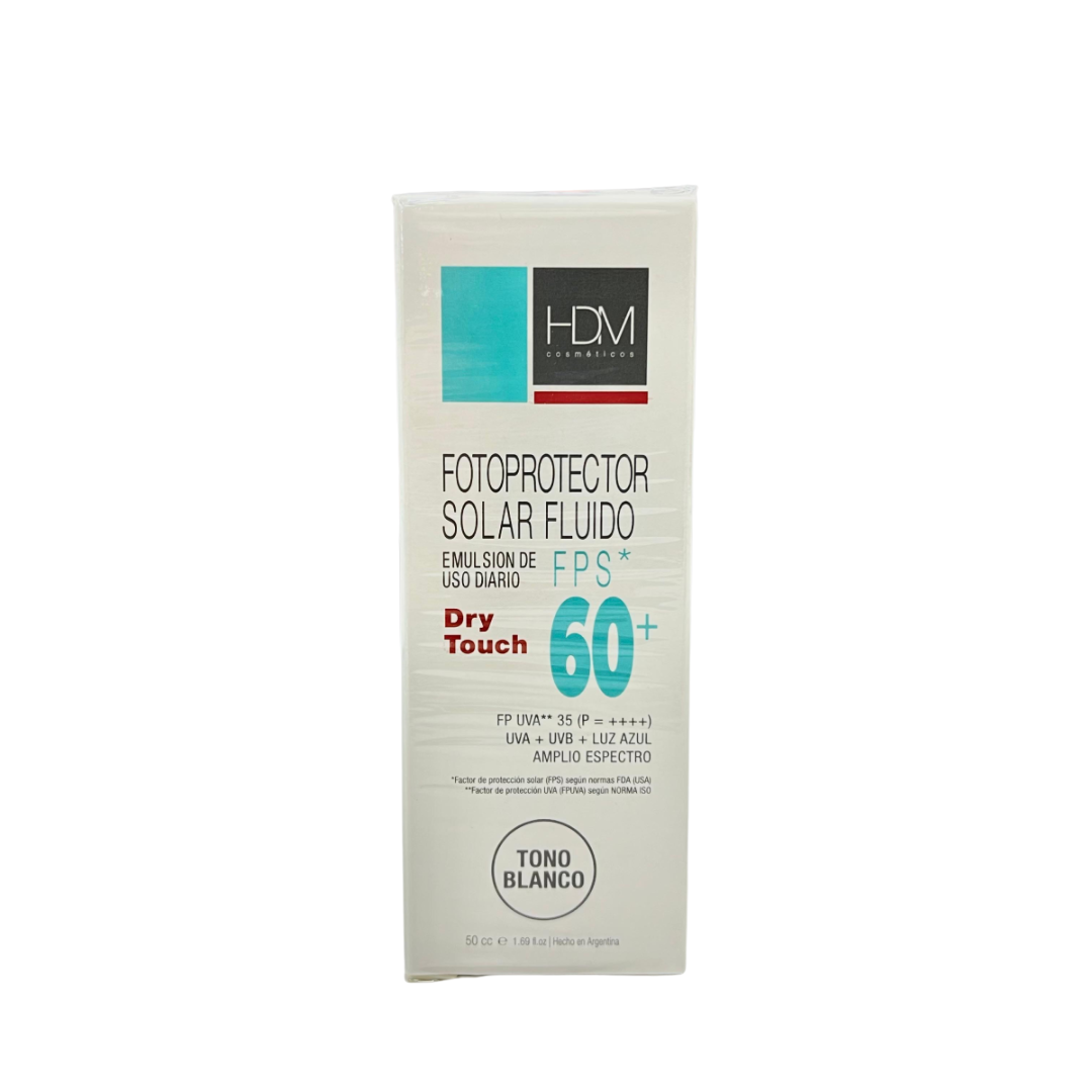 Fotoprotector Solar Fluido FPS 60+. HDM