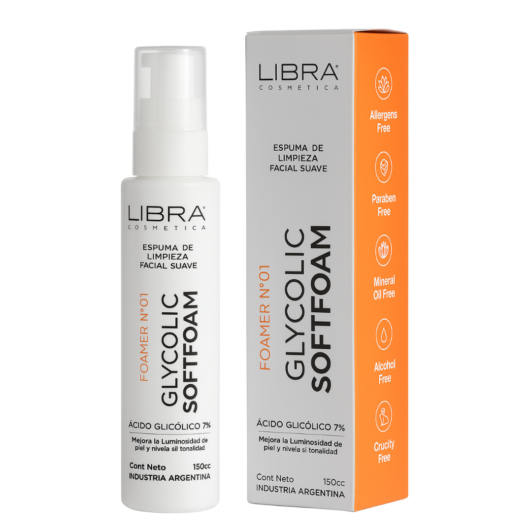 Espuma de limpieza glicolyc soft foam. libra