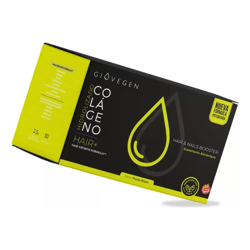Giovegen Hair+ Colágeno Doble Hidrolizado