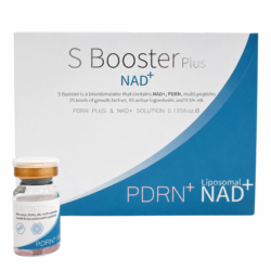 K-Booster PDRN PLUS — S Booster Plus con NAD⁺ Solución Bioestimulante con 25 Factores de Crecimiento + Ácido Hialurónico