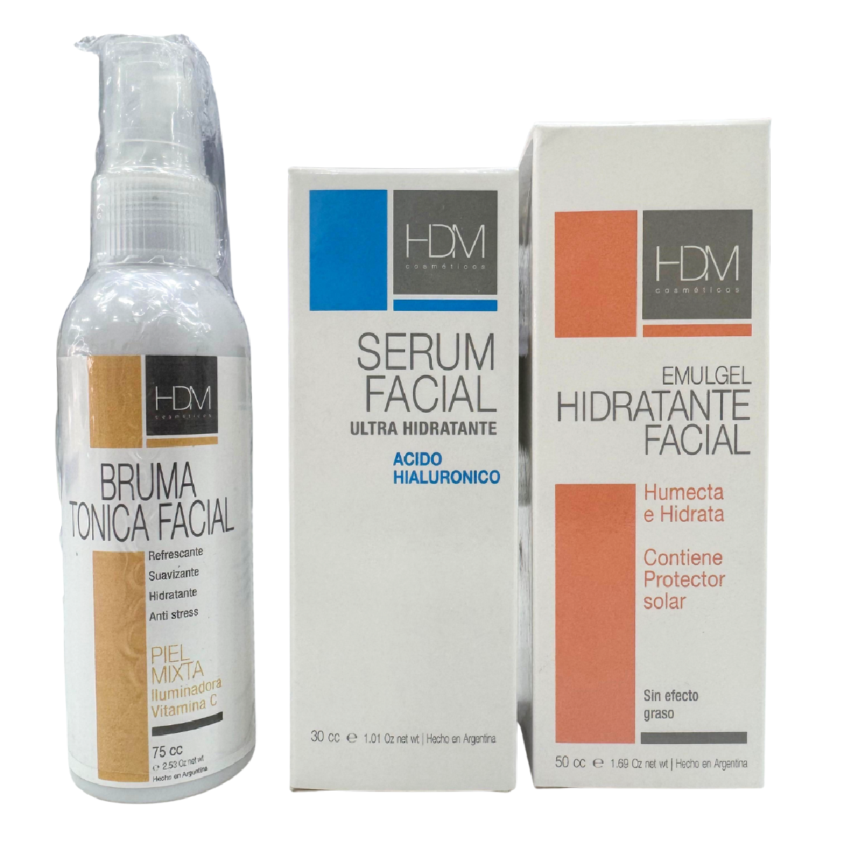 Kit Rutina Diaria Hidratación y Antioxidante. HDM