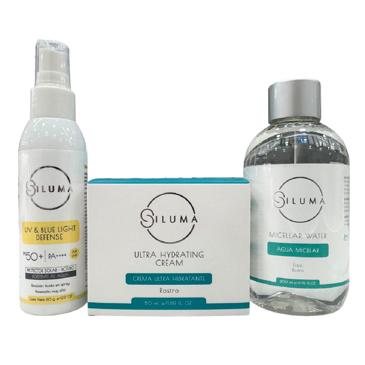 Kit Rutina Diaria Hidratación y Protección. Siluma