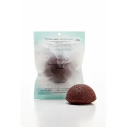 Konjac Esponja Facial Arcilla Roja Frances Piel Rosácea. Coony
