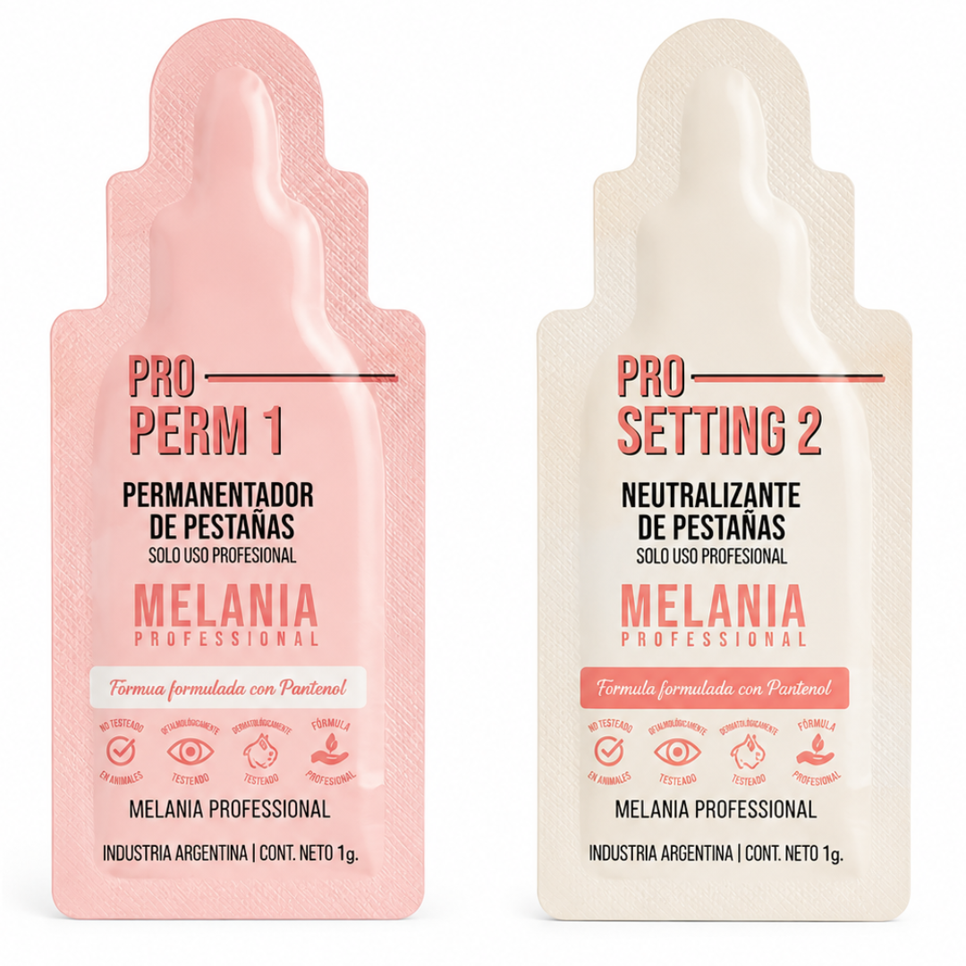 Monodosis Perm 1 + Setting 2. Melania