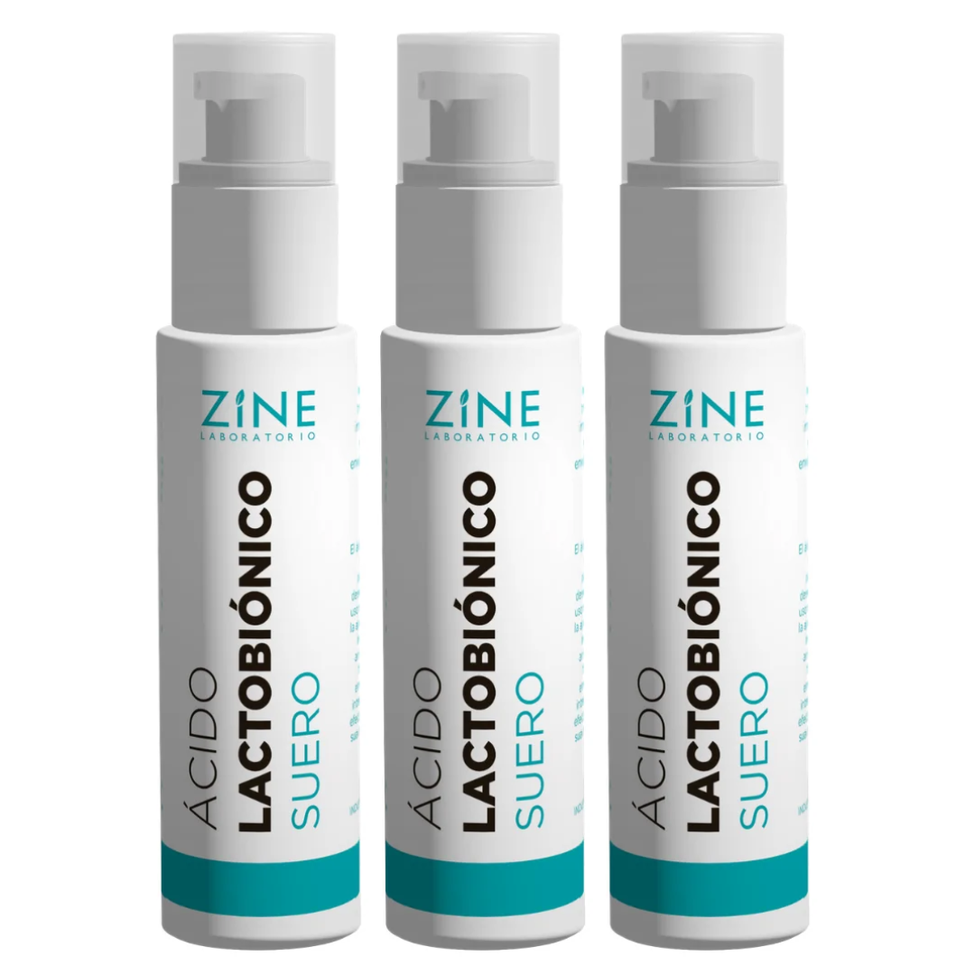 Pack 3x2 Acido Lactobionico 120 ml. Zine