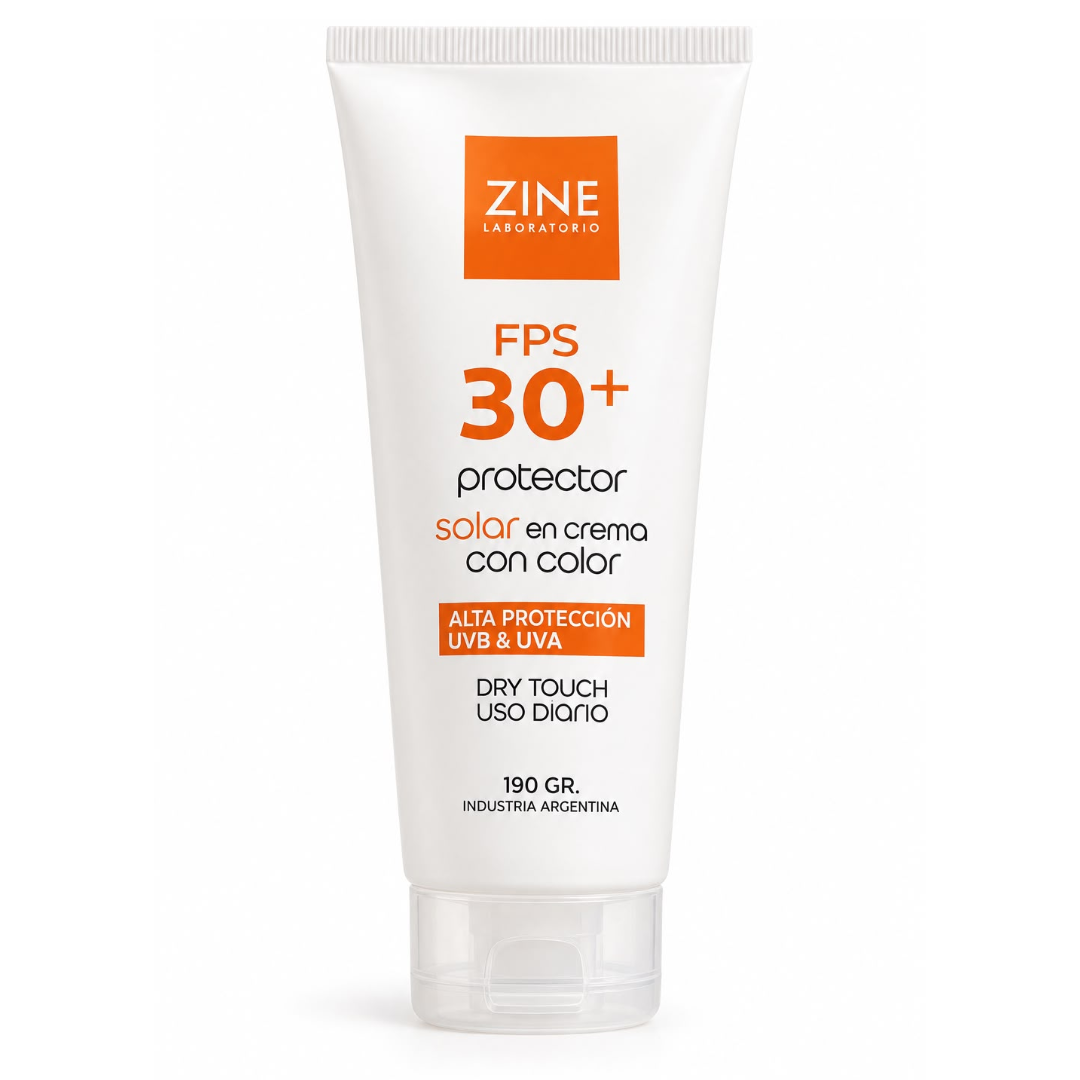 Protector Solar NP Sun Block con Color FPS 30+. Zine