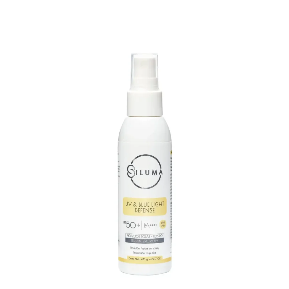 Protector Solar UV & BLUE Light Defense Spray. Siluma