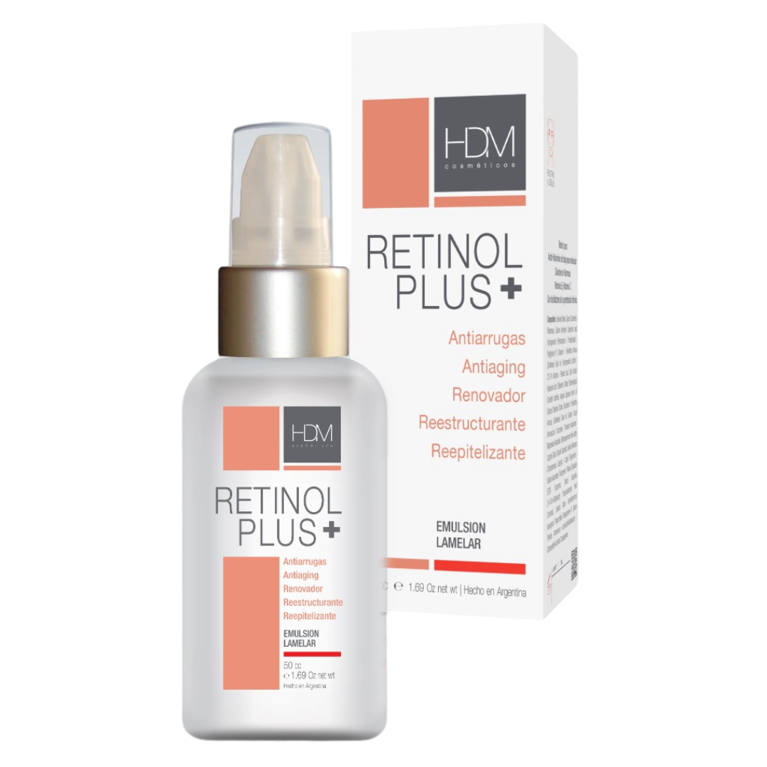Retinol plus emulsión lamelar. hdm
