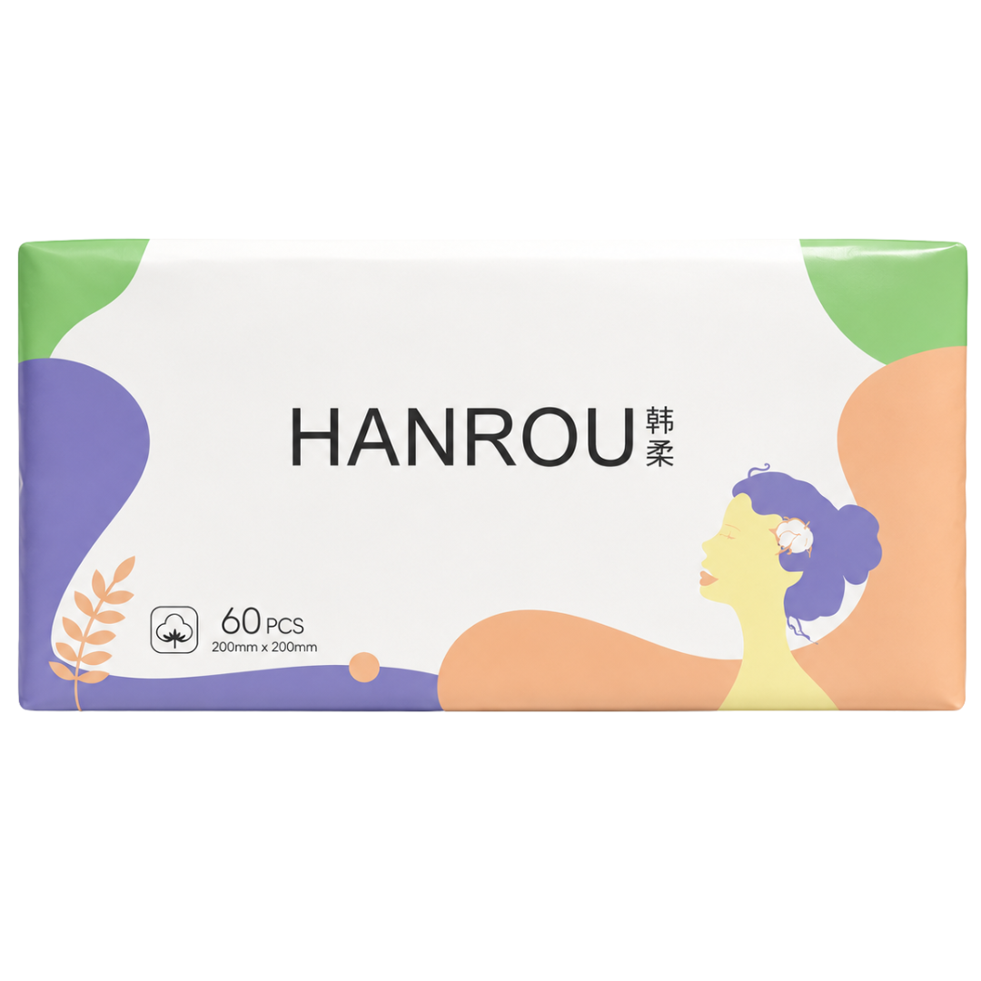 Toallitas Tissue de algodón facial