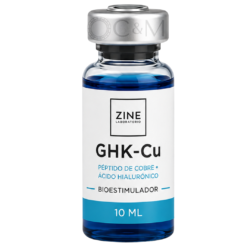 Vial GHK-CU Peptido de Cobre + Acido Hialuronico. Zine